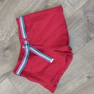 Levi’s Super Low Stretch Red Denim Jean Shorts Juniors Size 5